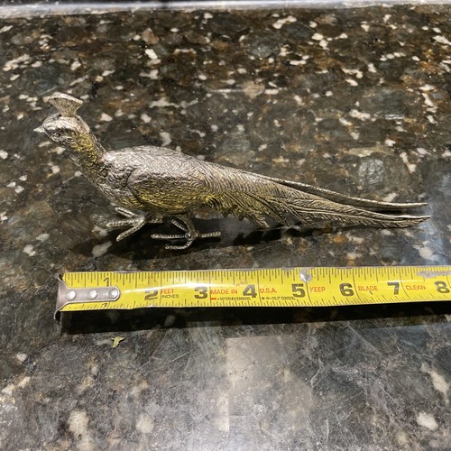 Vintage silver plated pheasant