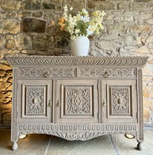 Antique Carved light oak