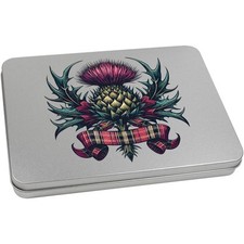 'Scottish Thistle With Tartan