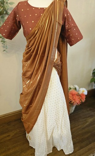 Dhavani pattu pavadai indian - dhavani, ,pattu