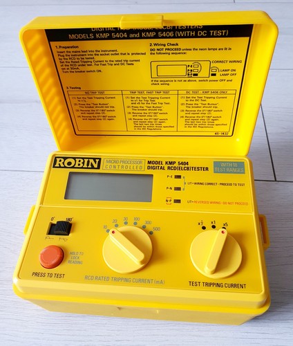 Robin digital rcd tester - tester, kmp