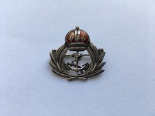 C1920s-30s VINTAGE ROYAL NAVY SILVER&ENAMEL SWEETHEARTS PIN BROOCH