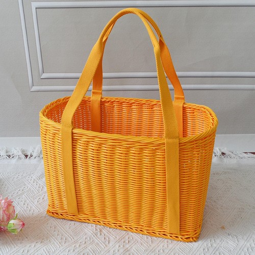 Imitation rattan basket - imitation,