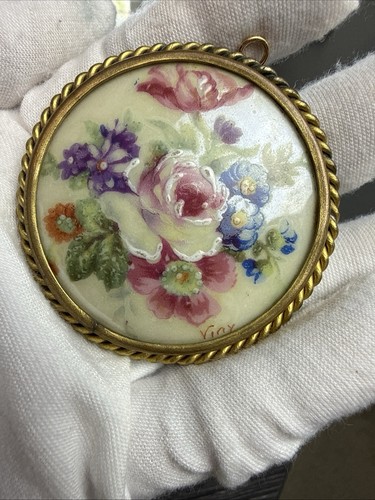 Vintage french hand painted - french, hand-painted