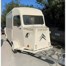 Vintage van style food trailer - style,