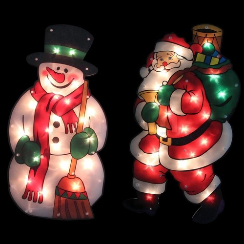 Santa snowman 20 led - santa, /