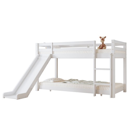 Kids wooden bunk beds high - wooden,