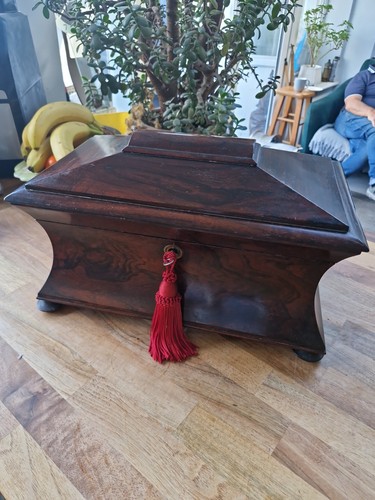 19th century rosewood tea - 19th,