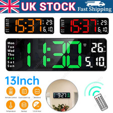 13" Digital LED Clock Wall