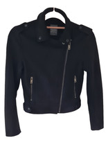 Ladies Size Uk 6 Black Faux