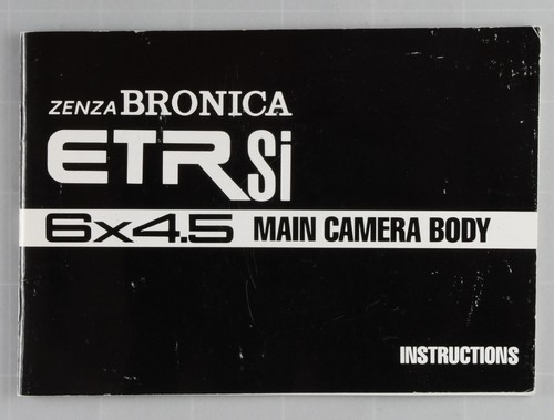 Bronica etrsi instructions - instructions, 48