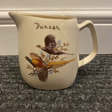Vintage West Highland Pottery Company Dunoon Argyll  Pheasant Jug