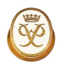 Vintage Old 'HW Miller' Duke Of Edinburgh Award Scheme Gold Award Enamel Badge