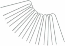 Stakes For Chain Link Fence Metal 6 Inch Galvanized Sturdy Outdoor