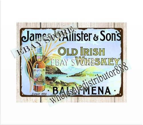 1890 old irish whiskey james - old,