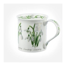 Dunoon Mugs Bute Spring Flowers Snowdrop Fine Bone China Mugs