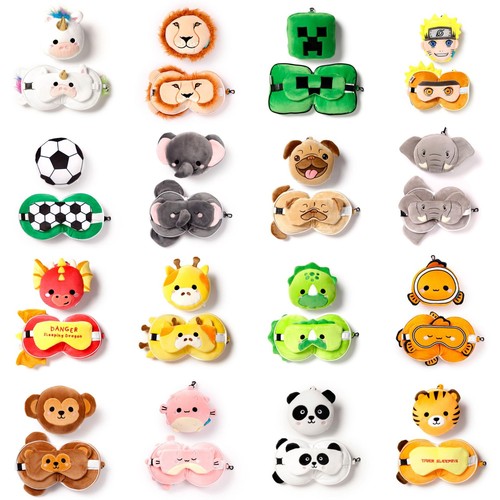 Plush travel pillow eye mask - pillow,