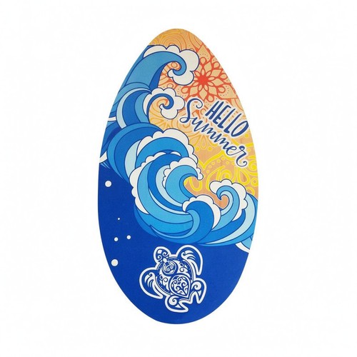Wooden surfboard pointed nose - wooden,