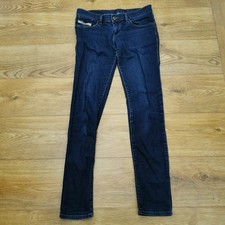 Diesel Getlegg Jeans Womens W30 L32 Blue Skinny Fit Indigo Stretch Zip