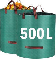 2X 500L Large Garden Waste