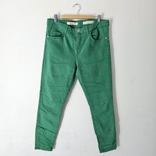 Anthropologie Pilcro and the Letterpress Green Jeans Mid Rise Skinny Size 31