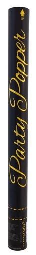 Gold spiral confetti cannon - gold,