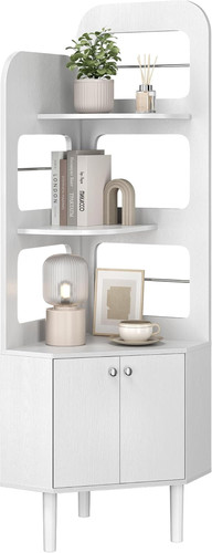 Tier corner shelf with - 3-tier,