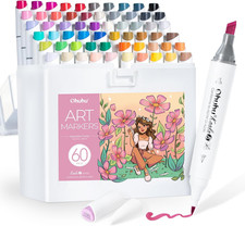 Ohuhu Alcohol Markers, 60 +1