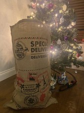 Hessian christmas santa sacks - christmas,
