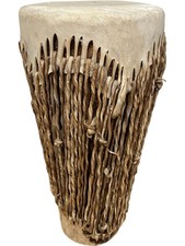 Handcrafted Rope-Tuned Djembe Drum African Style Percussion Instrument