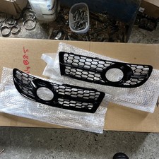Audi A4 B7 S4 B7 A4 S-Line 2005-2008 Honeycomb Mesh Fog Light Grills Fogs Grill