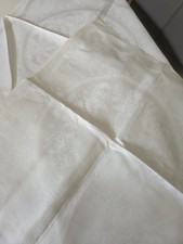 Vintage Antique Damask Linen