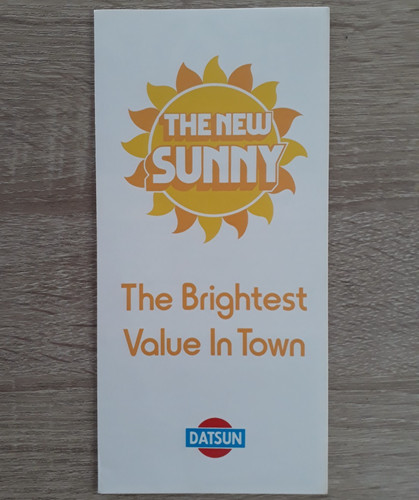 Datsun sunny range brochure - datsun,