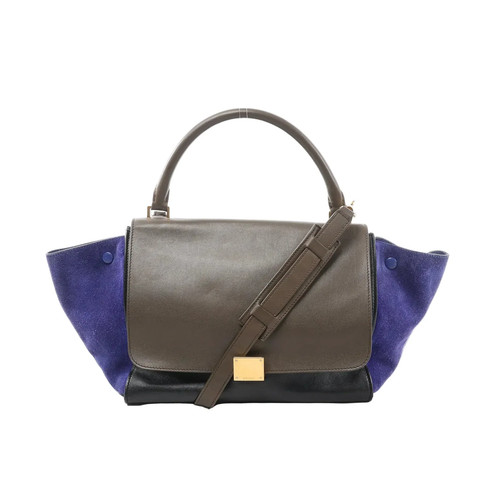 Celine trapeze leather suede - celine,