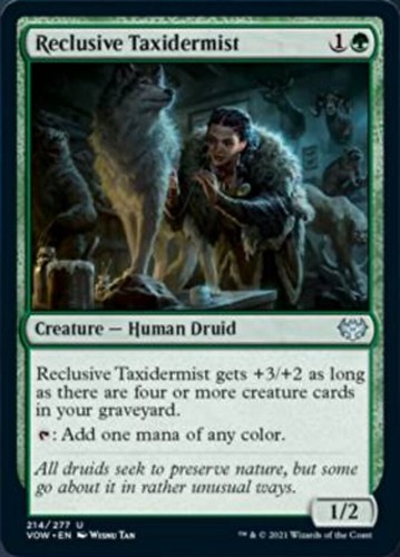 Mtg reclusive taxidermist - reclusive,