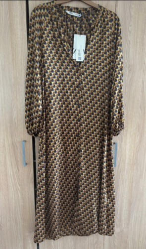 Zara printed kaftan dress - kaftan,