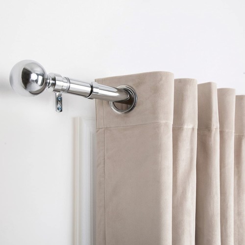 Curtain pole extendable metal - curtain,