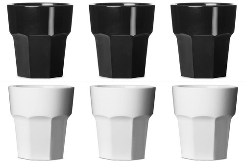 Rocks tumblers black white - black, &