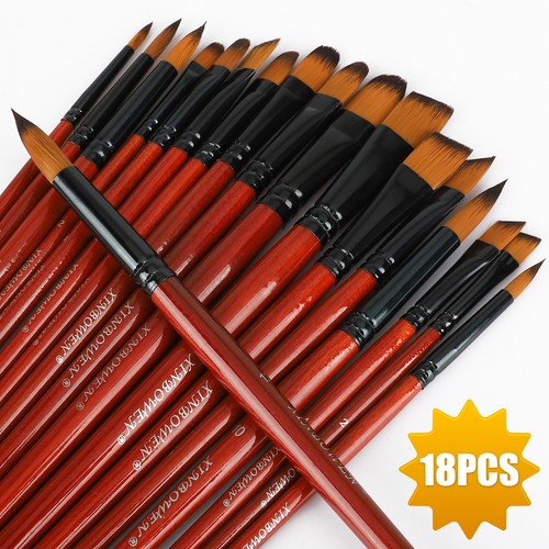 18pcs artist paint brushes set - 18pcs,