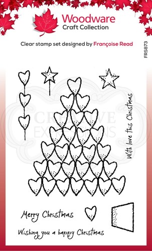 Woodware festive clear stamps - woodware,