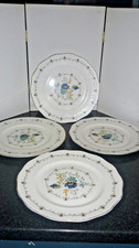 Vintage Argyle Mayfair 4 Dinner Plates 10.5"