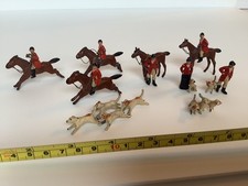 Pre War John Hill & Co Miniature Lead Hunting Figures