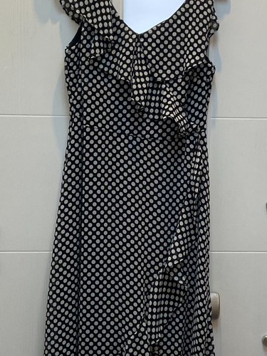 Wallis black white spot midi - spot,