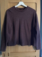 Zara  Burgundy Soft Sweater