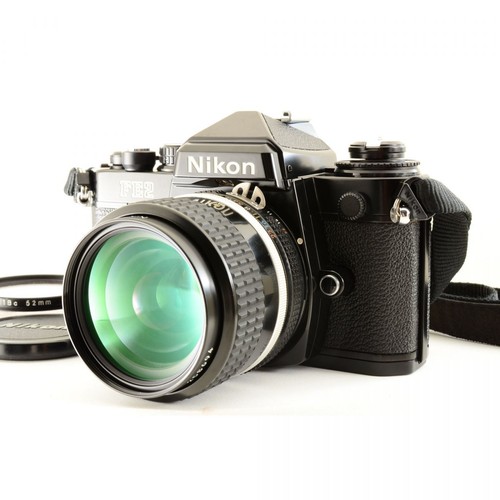 Nikon fe2 silver 35mm slr - 35mm, film