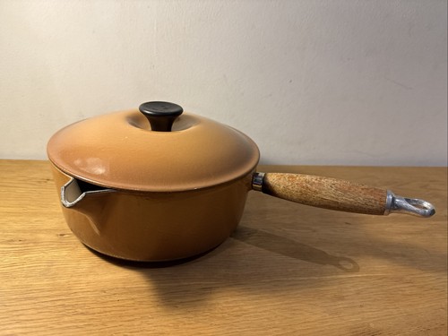 Vintage creuset brown cast - creuset,