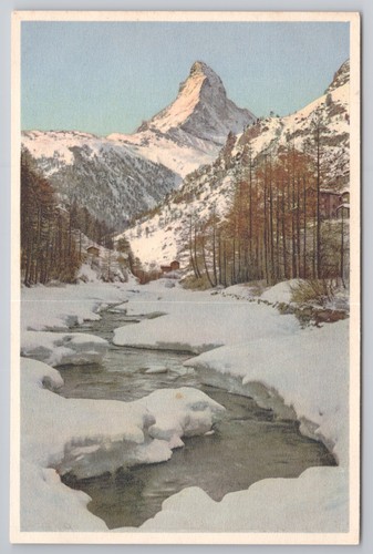 Postcard vintage printed - vintage,