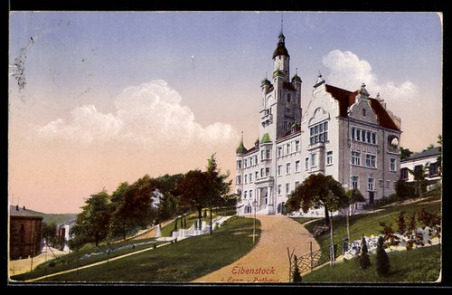 Eibenstock city hall - city,
