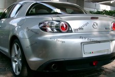 Rear Spoiler Fits for Mazda RX8, Painted, Fin Wing , tuning24 Trunk Lid He