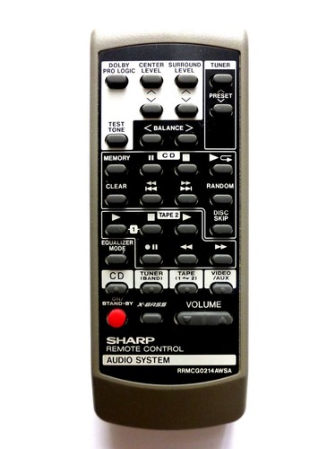 Sharp hifi remote control - hifi,